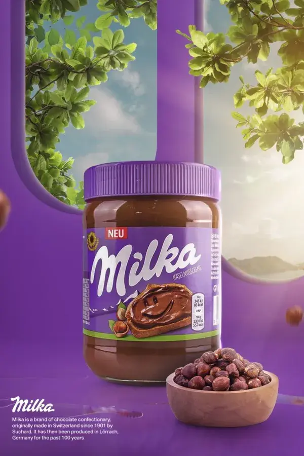 Milka Chocolate Jar post design