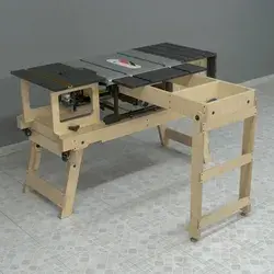 Table Saw Folding Outfeed Table