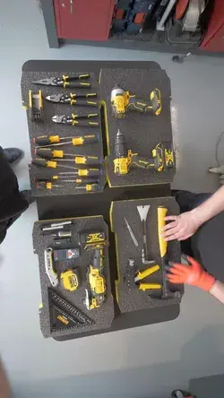 DeWalt Toughsystem 2.0 tool box organization!