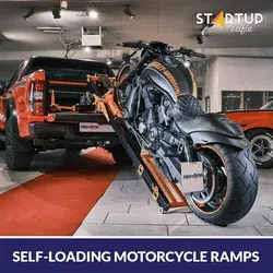 Self-Loading Motorcycle Ramps