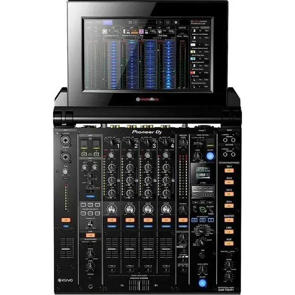 Lowe's Pioneer Electronics DJMTOUR1 Pro DJ 4 Channel Digital Mixer with Fold-out Touch Screen | TNSR5597