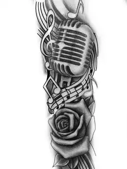 Pin by Aguiar Tattoo on perfil | Music tattoo sleeves, Hand tattoos for guys, Music tattoo designs