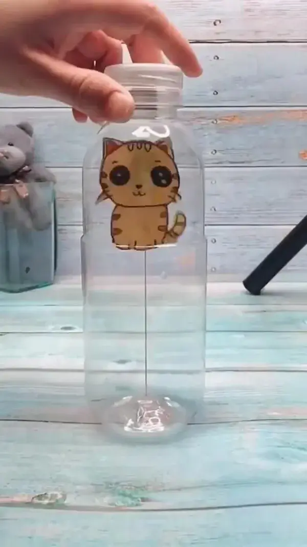 Paper Craft Floating Flying Catty