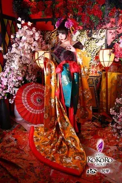 「心-花雫-」京都花魁体験 創作和装変身写真スタジオ