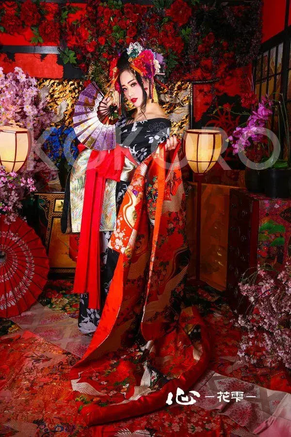 「心-花雫-」京都花魁体験 創作和装変身写真スタジオ