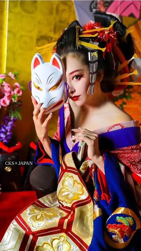 Kitsune mask | Japan mask | Fox mask | Japanese mask