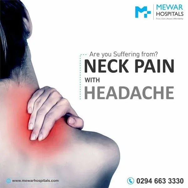 Headache with pain in the neck, they are likely experiencing cervicogenic headache