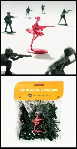Stuck in the wrong job? | Seven Nation Army | Creative advertising design, Clever advertising, Job ads