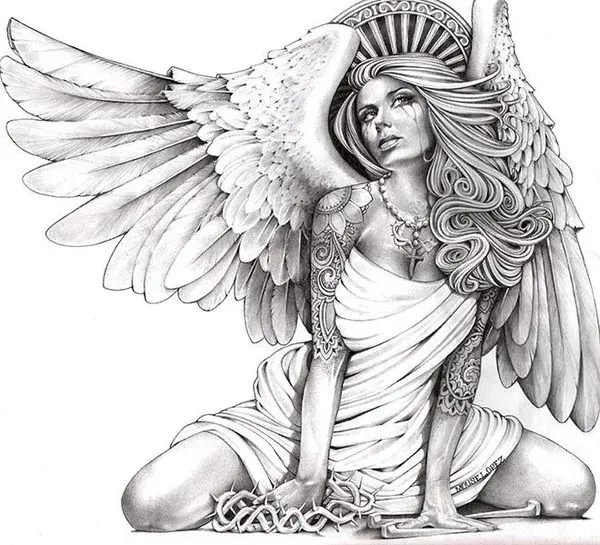 Fallen Angel Tattoo