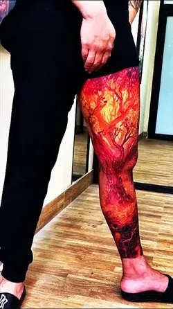 Full Thigh Tattoo