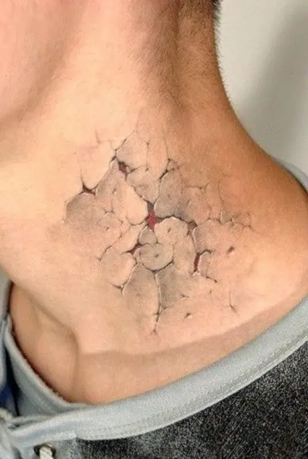 Cracked Tattoo | Creative Tattoos by  Helena Kunkel