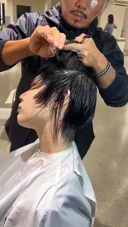 A unique hair style