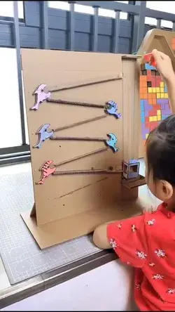 Cardboard craft toy for kids