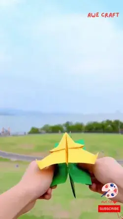 Make Easy Strong Paper Airplane with Launcher