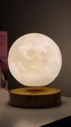 Levitating moon lamp