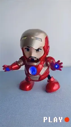 IRON MAN Action Figures Will Walking Dancing Electronic Toy