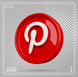 Pinterest 3D Elemento Para Composição PSD.zip