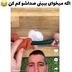 صداشو زیاد کنید جیغ نمیزنه😂