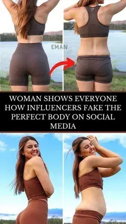 Woman Shows Everyone How Influencers Fake The Perfect Body On Social Media