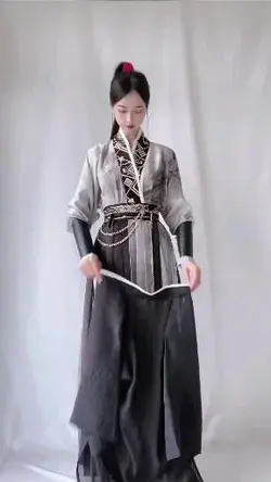 Black Chinese Hanfu Dress/Tap to shop