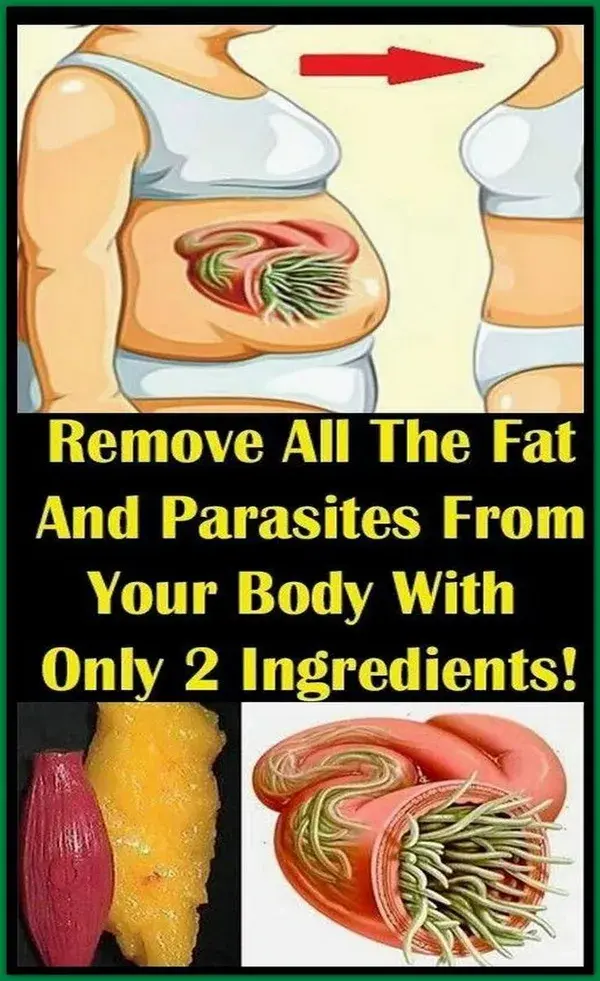 Remove All the FAT and PARASITES from Your Body With Only 2 Ingredients!