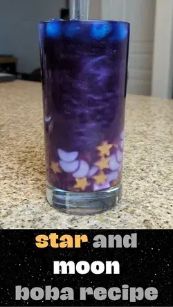 Star and Moon Boba Recipe!