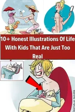 10+ Honest Illustrations Of Life With Kids That Are Just Too Real