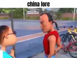 china lore cartoon, no wayy
