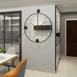 Modern Simple Clock Home Living Room Decorative Clock Spanish Iron Fashion Creative Wall