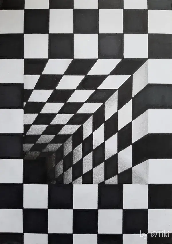 Optical illusion - Painting