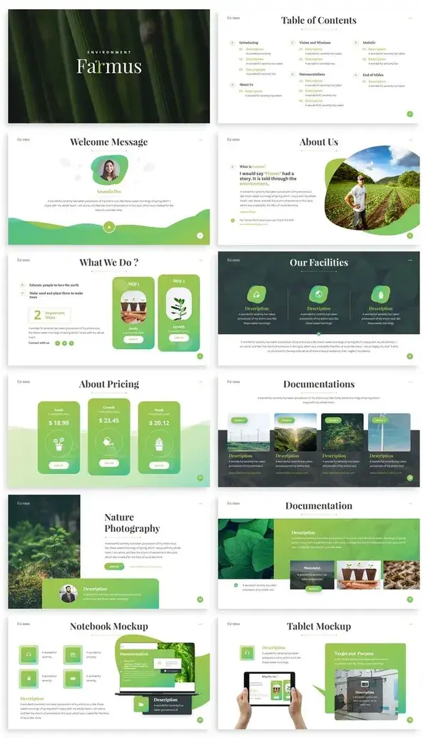 Environment PowerPoint Template