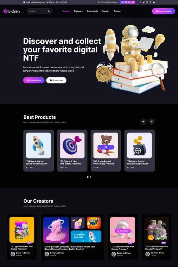 NFT Crypto Collectibles Marketplace