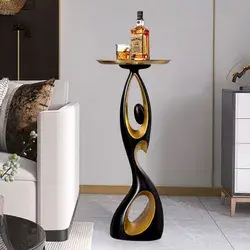 Multifunctional Abstract Art Floor Decoration: Nordic-Modern Home Decor and Storage Solution