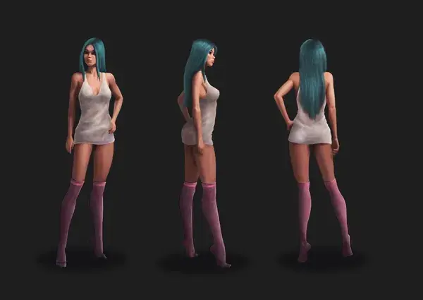 girl concept art