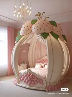 Nursery baby girl bedroom