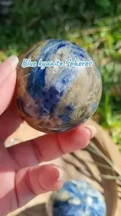 Blue Kyanite Spheres?