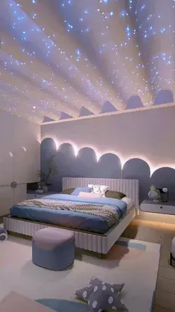 Bedroom smart lighting interior 🛌