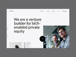 Venture Builder Website Animation / Interaction