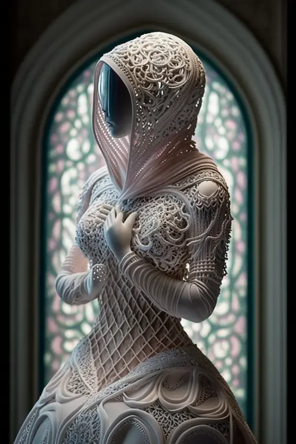 Wedding dress of the future AI