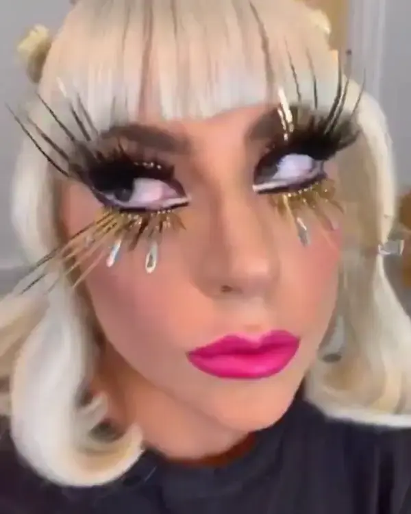 Lady Gaga Met Gala Lashes