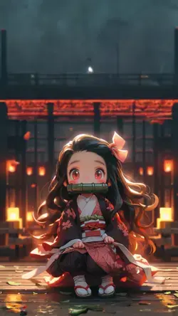 Demon Slayer Nezuko Kamado Wallpaper 4K