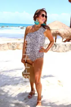 Tan Lines Leopard Swimsuit - 3XL