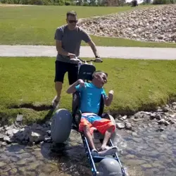 Amphibious Wheelchair