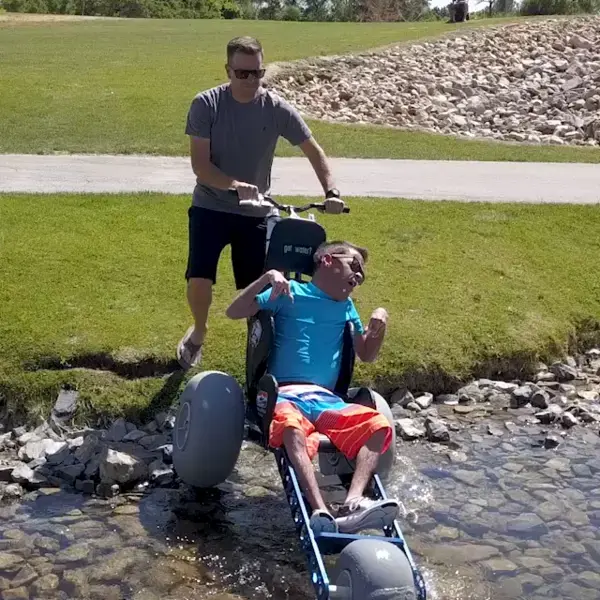 Amphibious Wheelchair