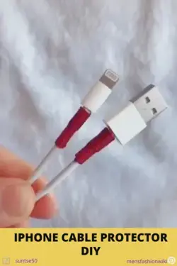 iPhone cable protector DIY simple tutorial