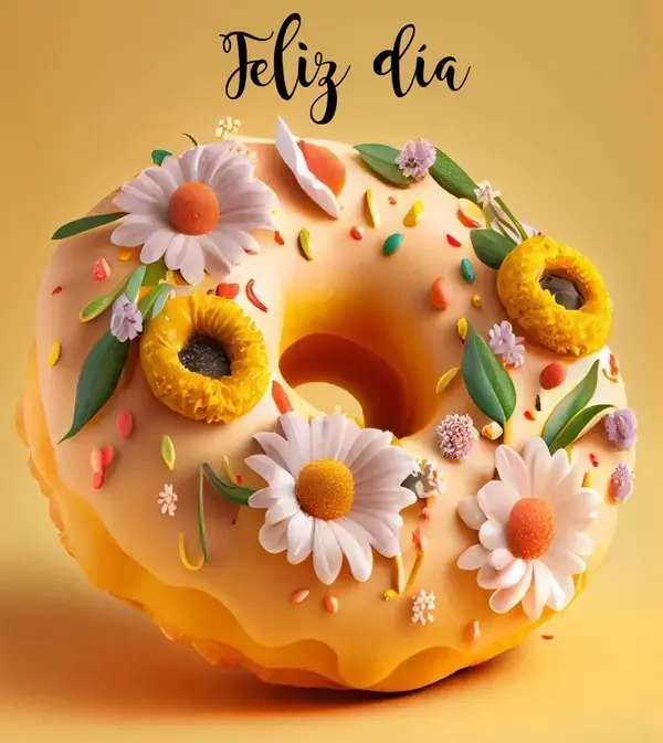 Feliz día donut AI