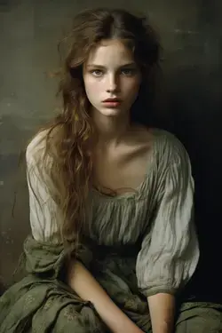 Young woman, annie leibovitz style