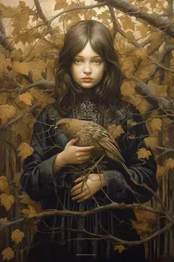 Girl with a Fauna and Flora, mj