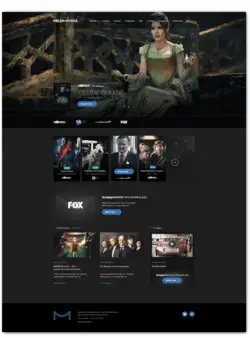 Movies TV Channel Entertainment Web Design & Web Development