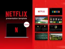 Netflix-Themed Presentation | Canva Template